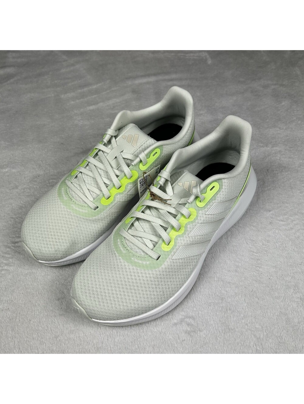 Adidas Runfalcon 3.0 Shoes Womens Size 10 White Green Running Sneakers IE0750 - Picture 3 of 11